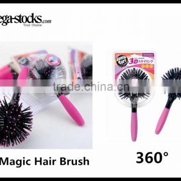 Hair Care Styling 3D Spherical Comb Massage Hair brush Salon Tools For Tangle BG