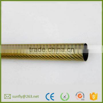 custom 10mm carbon fiber tube/ 3k rolled carbon fiber tube/ large diamter 50mm carbon fiber oval tube