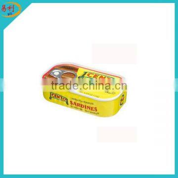 Chinese canned sardines in oil