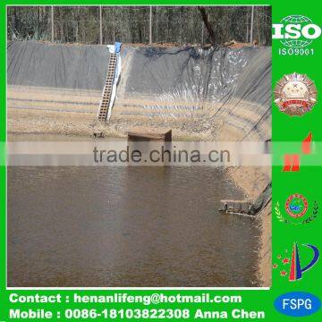 high quality fish farm pond liner hdpe geomembrane price : 3 layer woven fabric , FSPG plastic waterproof membrane , anti uv