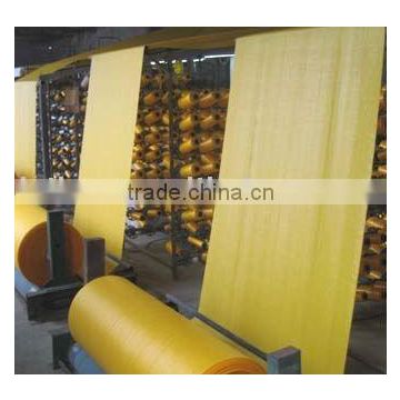 yellow pp woven fabric roll