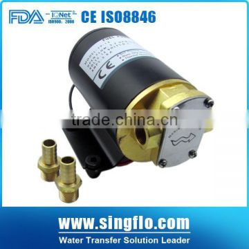 Singflo 12v/24v 14LPM high pressure micro oil transfer rotary gear pump