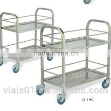 Three layers Stainless Steel Drink Cart