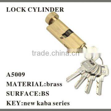 brass cylinder lock with 5pcs double security computer keys