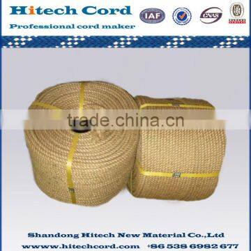 Natural twisted jute rope