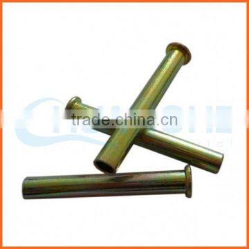 alibaba high quality copper steel half-hollow rivets