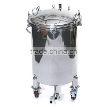 Stainless steel brite beer tank /beer tank/beer fermenter with universal wheels