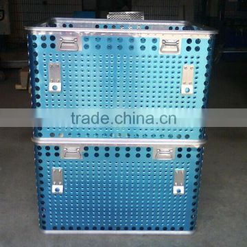 Aluminum preforated container