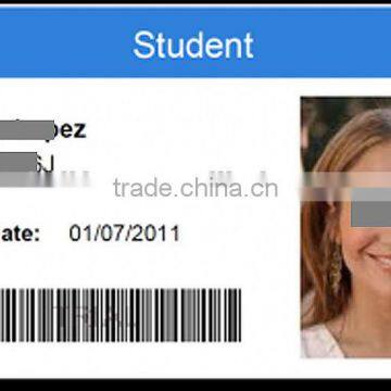 Cr80 30mil PVC White Signature Panel VIP Barcode Smart Card photo-4