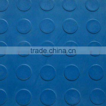 Rubber circle coin tile