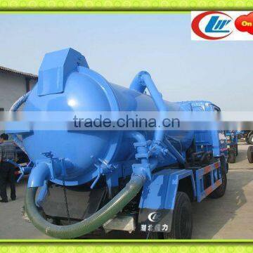 DongFeng 4x2 vacuum truck sale,sewage sucking truck