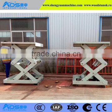 Hydraulic Stationary Scissor Goods Lifter For Warehouse Working photo-2