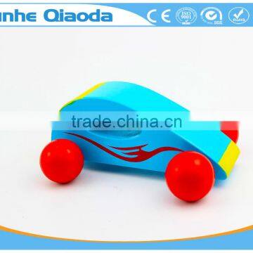 Green Color Wood Toys Racing Car Toy for Kids,Education City Games Wooden Car Model Toy photo-4