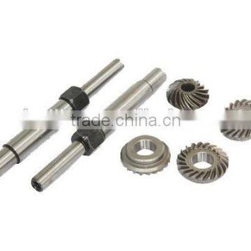 Top quality customized OEM gear with shaft,bevel pinion gear with shaft, spur gear with shaft