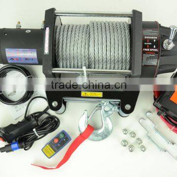 6804kg/15000lbs 12V Electric Recovery Waterproof Winch Kit for Truck photo-2
