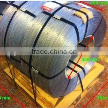 hot dipped high carbon galvanized steel wire 2.1mm