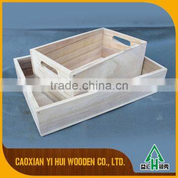 New Style China Factory Wooden Trays With Handle
