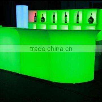 led bar furniture RGBW Color change dimmable led bar counter