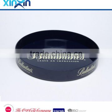 plastic round serving tray