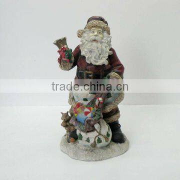 Fashion Christmas gift antique santa claus figurines