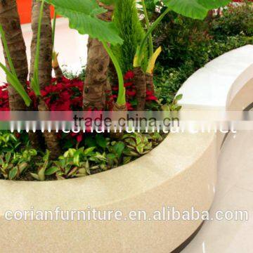 Designed Made Outdoor and Indoor Corian Garden Bench