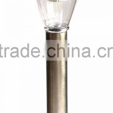 3pk Stainless Steel Solar Path Light Outdoor LED Landscape Lawn Garden Lamp -140 mm photo-2