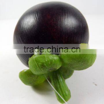 Artificial Plastic Mangosteen for Decoration Fake Fruit photo-2