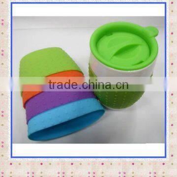 Colorful Newest Silicone Cup Covers Silicone Cup Lids