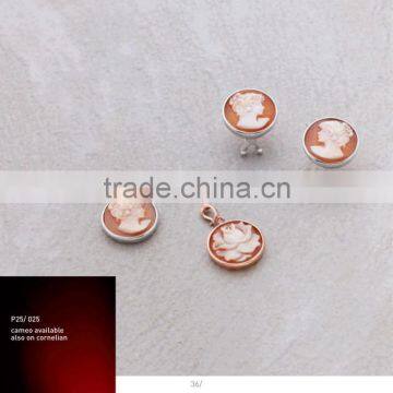 Cameo Silver With Italy 925 Sterling Silver Pendant photo-1