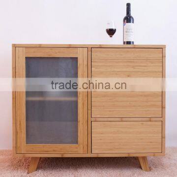 Solid bamboo furniture livingroom storage sideboard