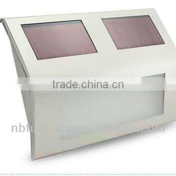 FQ-529 Modern Wall Mounted Stainless Steel Garden Solar Stair Step Lights With CE and ROHS Certificates photo-3