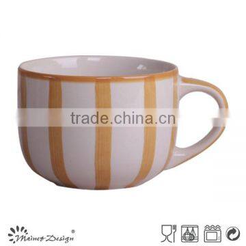 14OZ Hand-painted Stoneware Coffee Mug photo-3