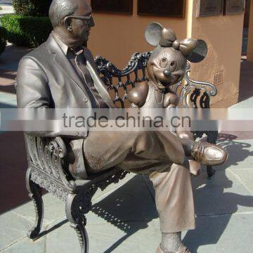 bronze factory outdoor garden metal craft surreal bronze sculpture