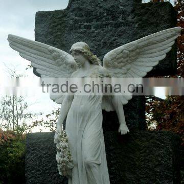 Garden sculpture art large marble angel statues