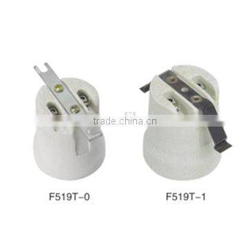 E27 Edison Screw Shell Ceramic Cap Lampholder Socket Lamp Holder With Bracket photo-4