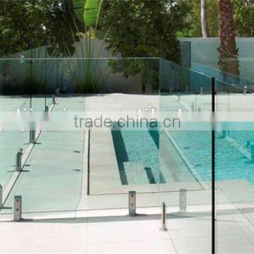 Stainless Steel Round Glass Spigot Short Glass Fence Post photo-5