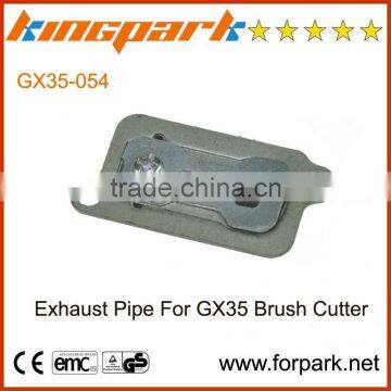 kingpark Garden tools Brush Cutter Spare Parts Exhaust Pipe For GX35