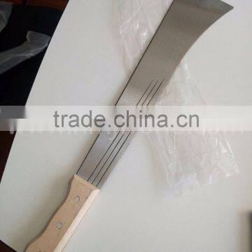 Wooden Handle Thick Blade Knife Machete Sugar Cane Corn Machete photo-2