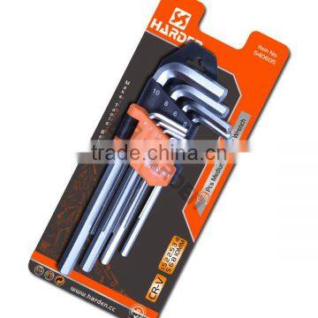 9PCS MEDIUM HEX KEY WRENCH