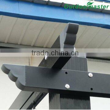 3x3M Pergola Gazebo KD Garden Black Pergola Canopy photo-5