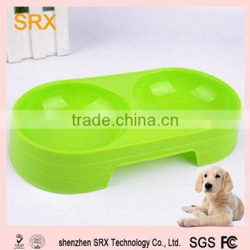 2015 High Quality Plastic Double Dog Dish / Colorful Double Dog Bowl,2015 High Quality Plastic Colorful Pet Bowl photo-2