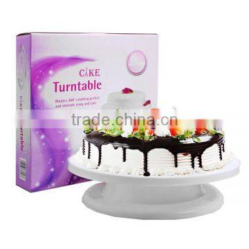 360 Degree Cake Turntable Rotating Cake Stand 28cm