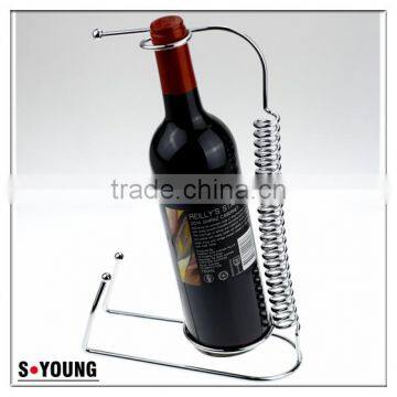 43013 Wine Bottle Holder Metal Red Wine Bottle Rack photo-2
