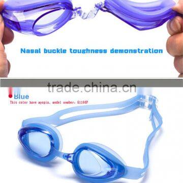 Customized Junior Swimming Goggles With Protect Case Silicone Swim Eyewear photo-2