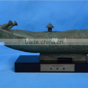 Classical Chinese bronze wine vessels/China style bronze artwork/Bronze Decoration/Chinese Classical Bronze sculpture