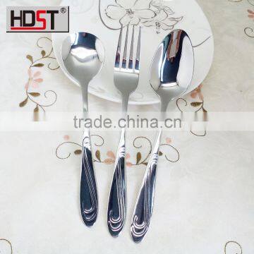 Fashion Hotel Stainless Steel Knife Fork Spoon Tableware