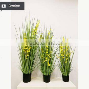 Artificial potted grass onion grass for indoor decoration artifiical grass plants