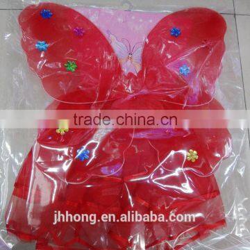 red fairy wing/ butterfly wing set hot selling