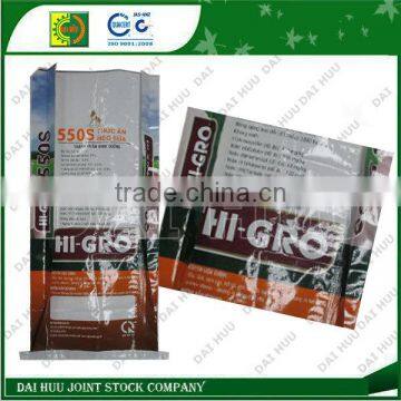 PP woven packaging bags with BOPP tape seal