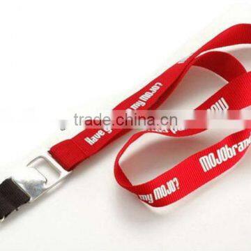 Red Metal Wine Bottle OpenerWith Lanyard